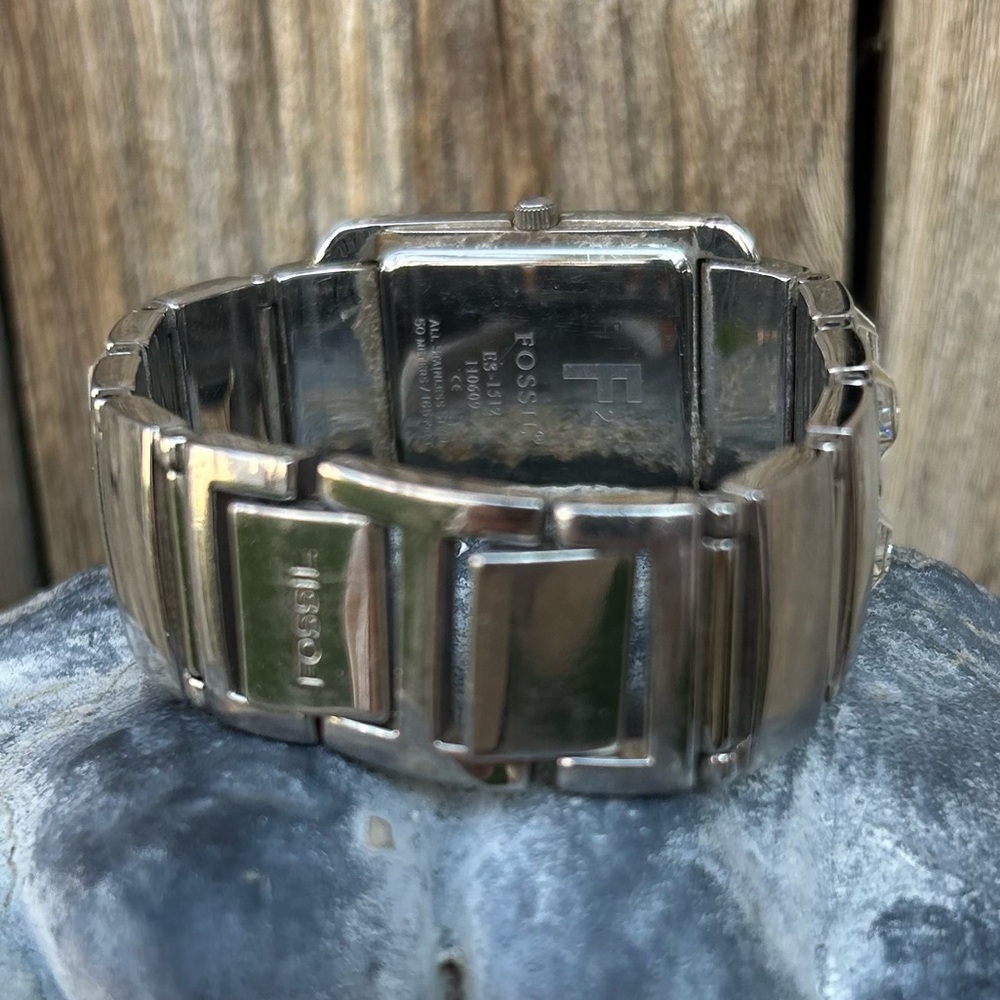 Fossil Marissa Rhinestone Watch Stainless Steel Silver - Picture 7 of 10